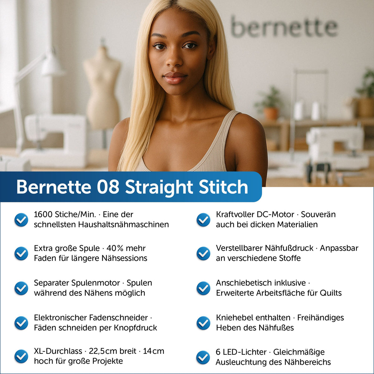 Bernette 08 Straight Stitch