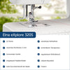Elna eXplore 320S mechanische Nähmaschine (rot)