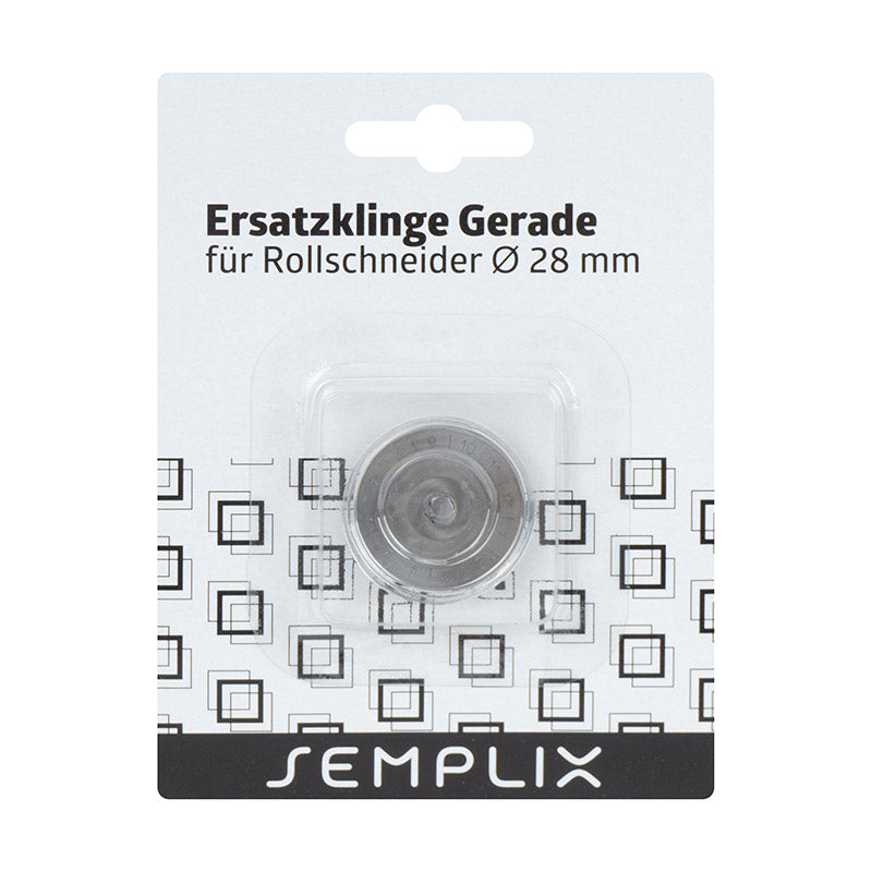 Semplix Ersatzklinge für Rollschneider Mini gerade (28 mm/ 1 St.)