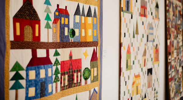 Patchwork-Quilts Ausstellung