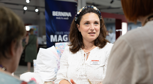 BERNINA - Markenexpertin vor Ort