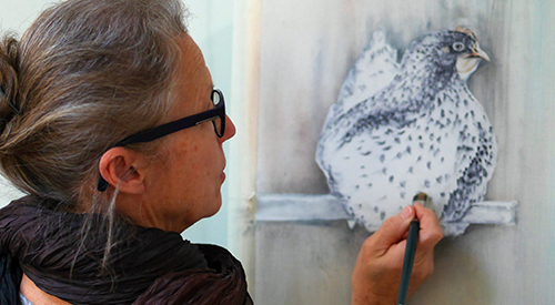 Seidentücher Ausstellung