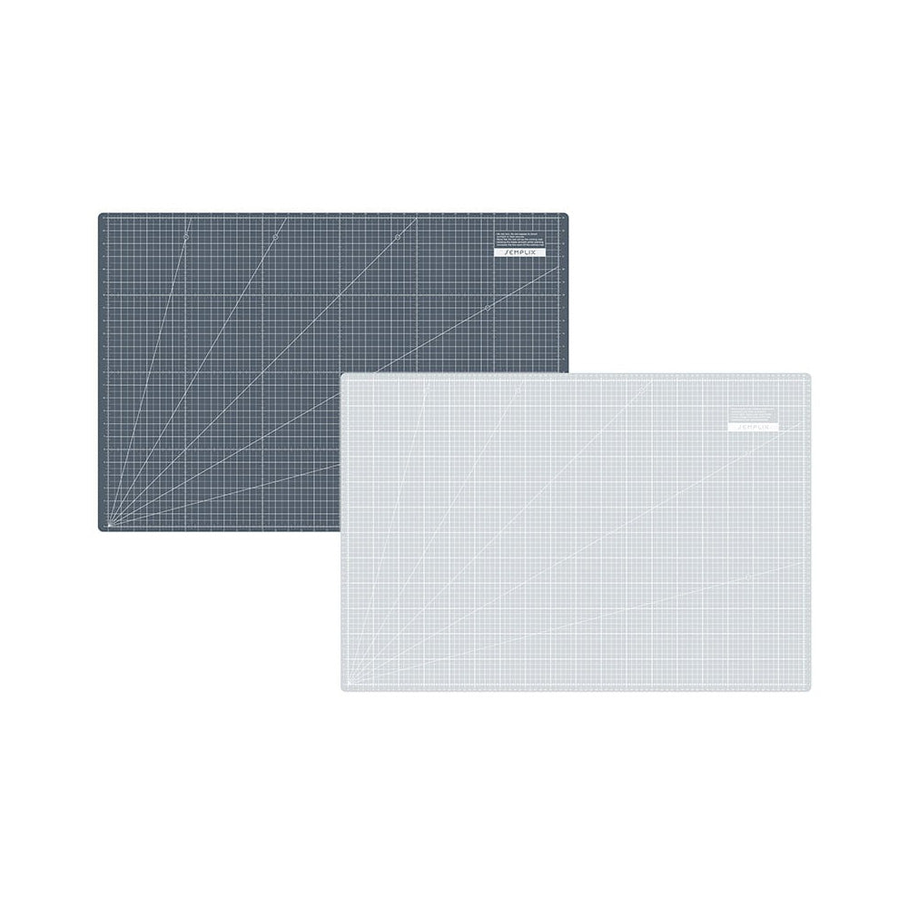 Semplix Schneidematte hellgrau-grau (90 x 60 cm/ 35 x 24 inch) A1