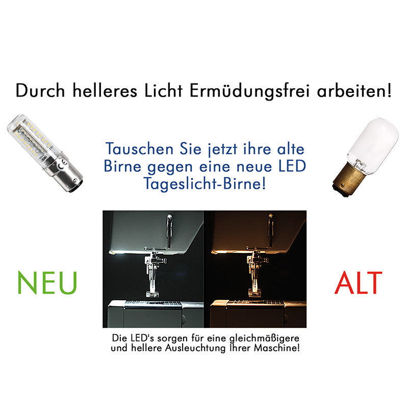 LED Glühbirne mit 70 LEDs Stecksockel B15D warmweiß