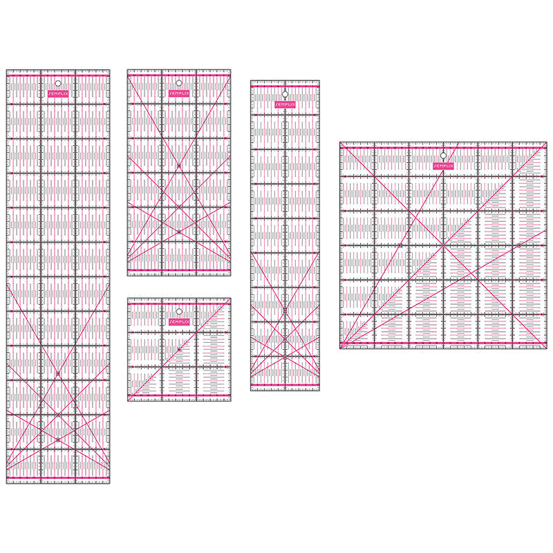 Semplix Patchwork Lineal Set cm pink