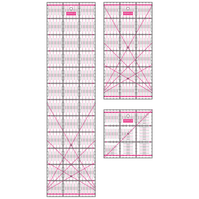 Semplix Patchwork Lineal Set kleines Bundle cm pink