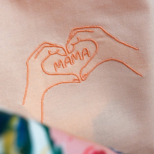 Mama ❤️ - Stickdatei zum Muttertag 👩‍👧‍👦💕