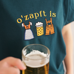 Gratis Stickdatei "O'zapft is" 🍻