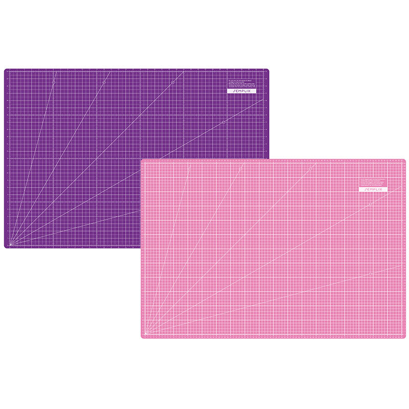 Semplix Schneidematten-Set A1 pink/ lila + GRATIS Prym Aqua-Trickmarker