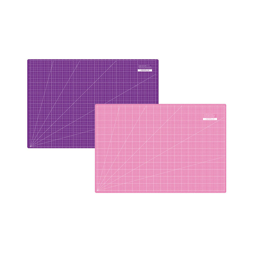 Semplix Schneidematte pink-lila (90 x 60 cm/ 35 x 24 inch) A1