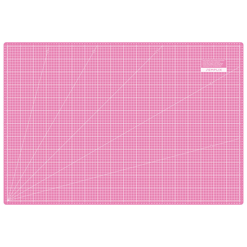 Semplix Schneidematten-Set A1 pink/ lila + GRATIS Prym Aqua-Trickmarker