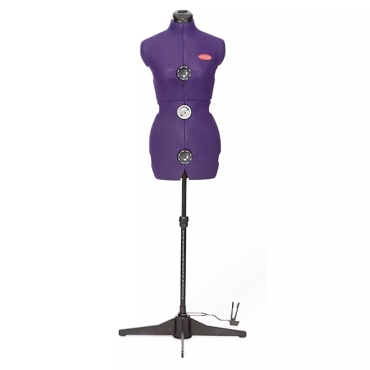 Prym Schneiderpuppe/ Schneiderbüste Prymadonna S (Gr. 36-42/ inkl. Bezug schwarz) - pflaumenblau