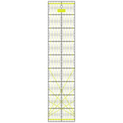 Semplix Patchwork-Quiltlineal (45 x 10 cm/ 2,5 mm dick/ gelb)