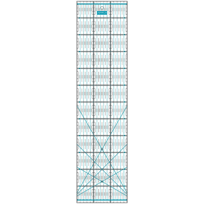 Semplix Schneidematten-Set A1 grau/türkis (Matte 90 x 60 cm)