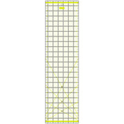 Semplix Patchwork-Quiltlineal (24" x 6,5"/ 2,5 mm dick/ gelb)