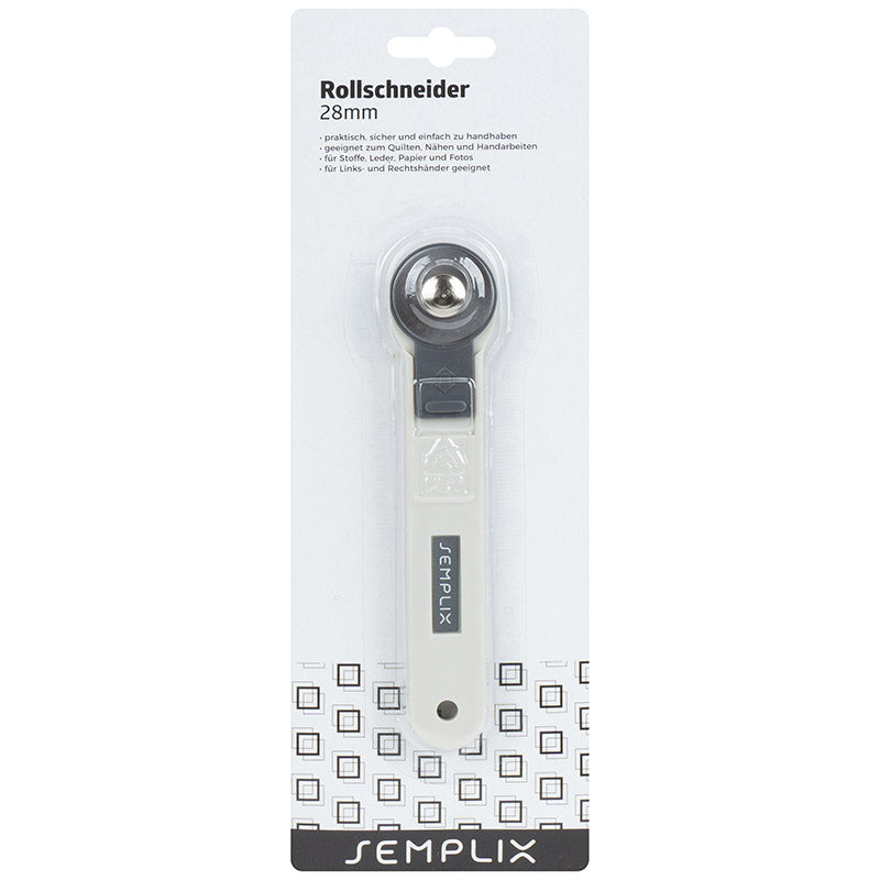 Semplix Rollschneider Mini (28 mm/ grau)