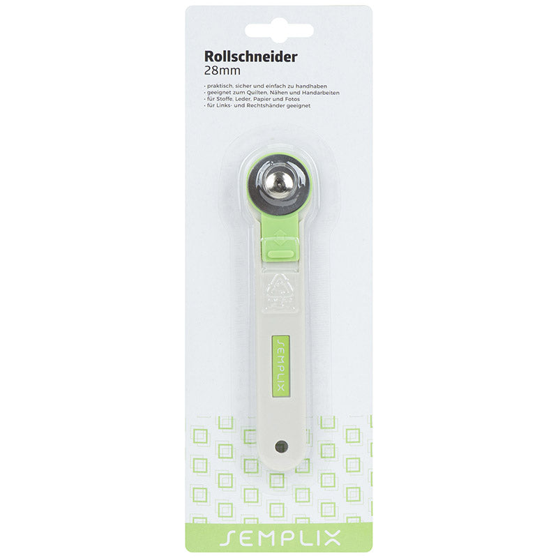 Semplix Rollschneider Mini (28 mm/ grün)