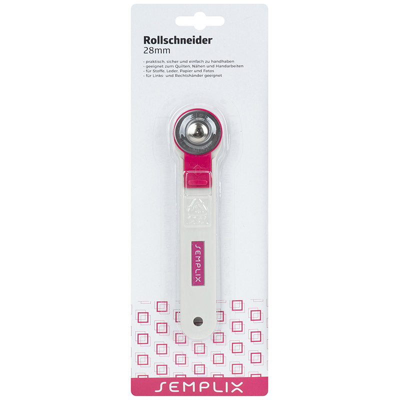 Semplix Rollschneider Mini (28 mm/ pink)