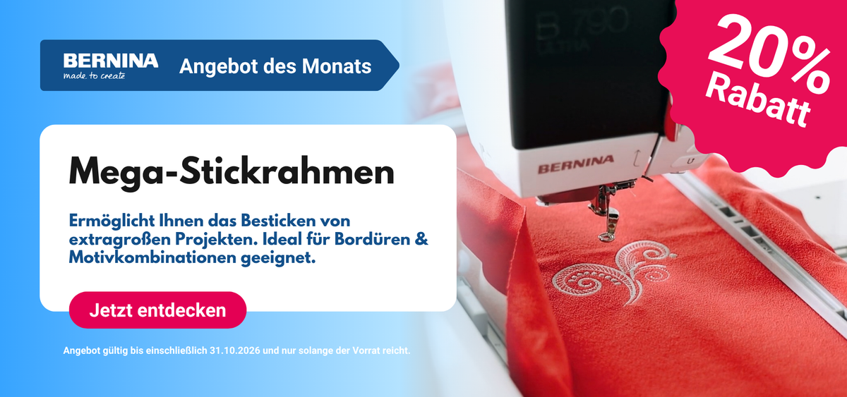 Bernina Zubehör des Monats Oktober 2026