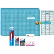 Semplix Patchwork Starter Set türkis/ petrol + GRATIS Prym Aqua-Trickmarker