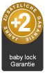 2 Jahre Garantie-Siegel von baby lock