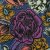 100256- Floral/blau grundig