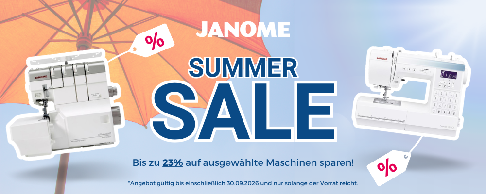 Janome Summer Sale