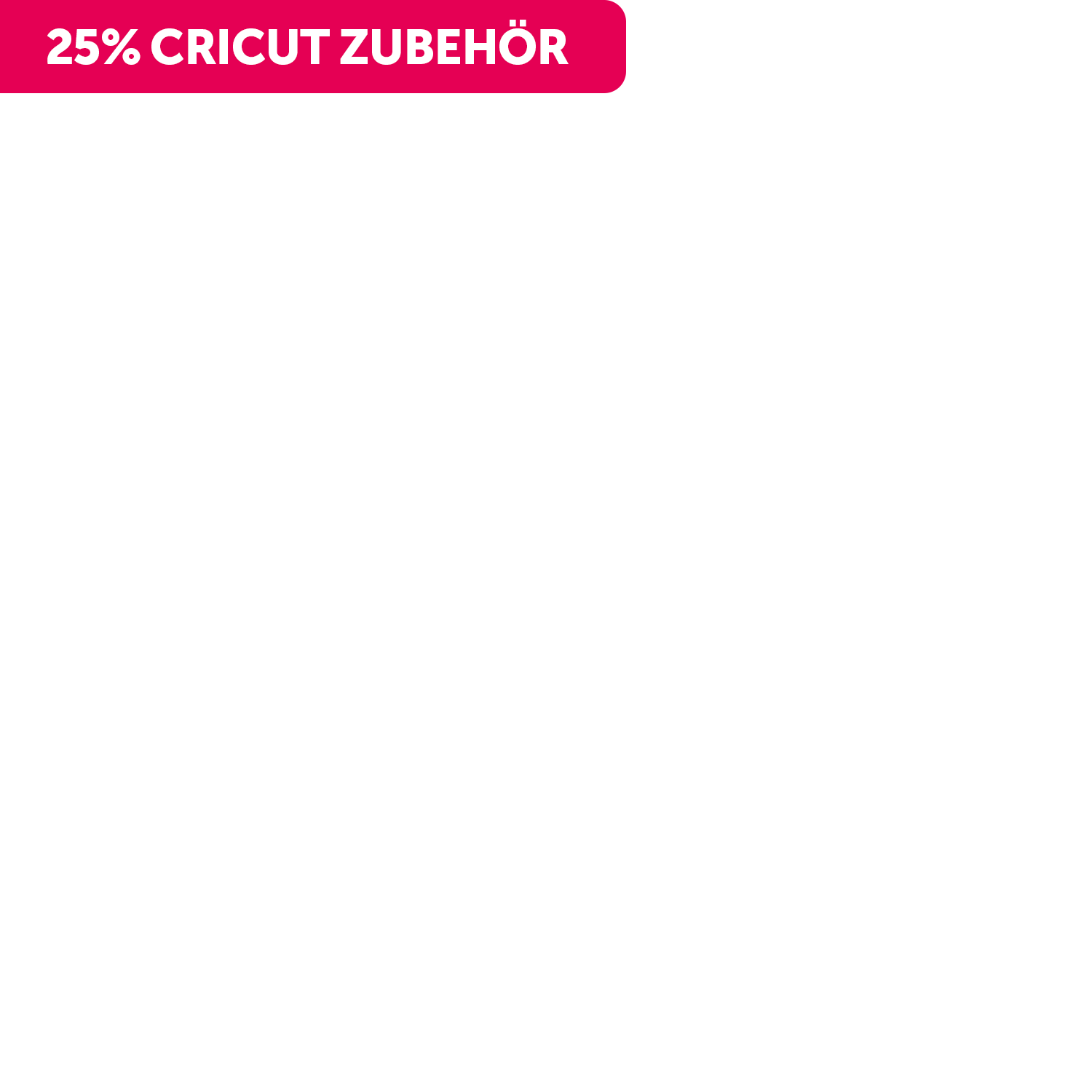 Cricut Summer Sale 25% auf Zubehör
