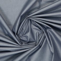 Beschichteter Baumwoll-Stoff, uni - Luisa von Swafing 000259-rauchblau