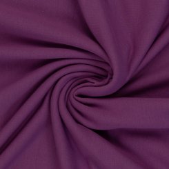 Baumwoll-Jersey uni 000933-dunkelbeere