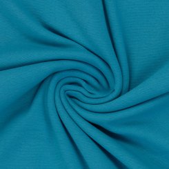 Baumwoll-Bündchen Stoff Heike uni - Schlauchware von Swafing 000746-aqua