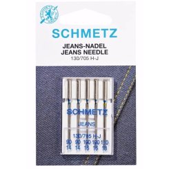 Schmetz Jeansnadel Stärke 90-110/ System 130/705 H-J/ 5 Nadeln