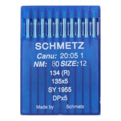Schmetz Rundkolbennadel Stärke 80/ System 134R/ 10 Nadeln