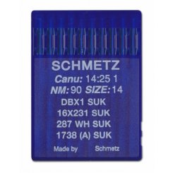 Schmetz Jersey Rundkolbennadel Stärke 90/ System DBX1/1738(A) SUK/ 10 Nadeln
