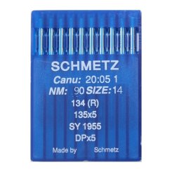 Schmetz Rundkolbennadel Stärke 90/ System 134R/ 10 Nadeln