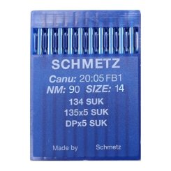 Schmetz Rundkolbennadel Stärke 90/ System 134R/ SUK/ 10 Nadeln