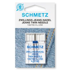 Schmetz Zwillingsnadel Jeans 100/ 4,0/ System 130/705 H-J/ 1 Nadel