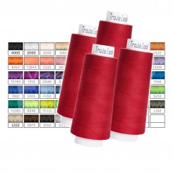 Amann Mettler Trojalock No.120/ 2500 m Overlockgarn (4 x gleiche Farbe)