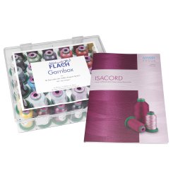 Große Acryl-Garnbox Amann Isacord No.40 (gefüllt/ 30 Farben/ 1000 m)