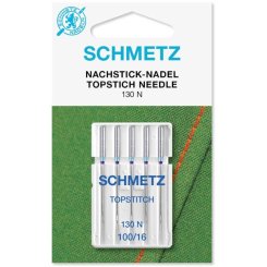 Schmetz Topstich-Sticknadeln 100/ System 130 N/ 5 Nadeln