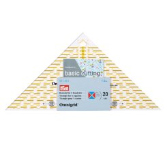 Prym Lineal-Dreieck Omnigrid (1/4 Quadrat bis 20 cm)