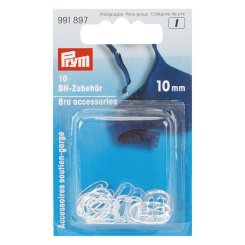 Prym BH-Zubehör Sortiment (10 mm/ transparent/ 10 St.)