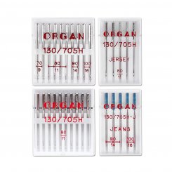 Organ Universalnadeln Jeans-Jersey Stärke 70-100/ 130/705H/ 30 Nadeln