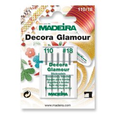 Madeira Decora Glamour Sticknadel Stärke 110/ System 130/705H/ 5 Nadeln