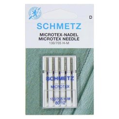 Schmetz Microtex Nadel Stärke 80/ System 130/705 H-M/ 5 Nadeln