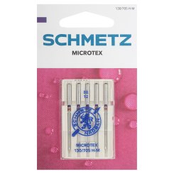 Schmetz Microtex Nadel Stärke 80/ System 130/705 H-M/ 5 Nadeln