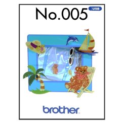 Brother Stickmusterkarte No. 005