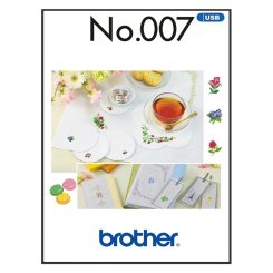 Brother Stickmusterkarte No. 007