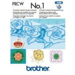 Brother PR Cutworkdesign Nr. 1 Stickmuster USB-Stick