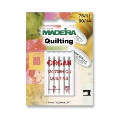 Madeira Titanium Quiltingnadel  Stärke 75+90/ System 130/705H-QU/ 5 Nadeln